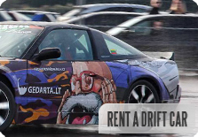 rent a drift car in Lithuania